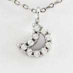 ダイヤモンド ネックレス レディース ペンダント ゴールド 18k 月 三日月 ムーン シンプル プチ 18金 k18 誕生日 プレゼント 母の日 爆買