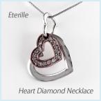 ネックレス レディース ハートダイヤモンド プラチナ 900 オープンハート ペンダント 誕生日 プレゼント 母の日