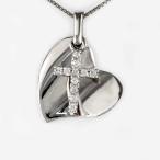 Yahoo! Yahoo!ショッピング(ヤフー ショッピング)クロス ハート ネックレス ダイヤモンド ゴールド 地金 ブラ 揺れる ペンダント k10 10k 10金 誕生日 プレゼント ブラックフライデー