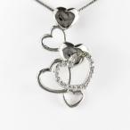 ハート ネックレス ダイヤモンド ゴールド オープンハート 地金 ペンダント 18金 k18 誕生日 プレゼント 母の日 爆買