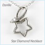 ダイヤモンド ネックレス レディース ペンダント ゴールド 10k スター 星 シンプル プチ 10金 K10 誕生日 プレゼント 母の日 爆買