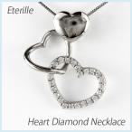 ハート ネックレス ダイヤモンド ゴールド トリプル 3連 ペンダント 18金 k18 誕生日 プレゼント 母の日 爆買