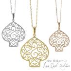ネックレス レディース k18 18金 18k ゴールド 透かし スペード トランプ エスニック ミル 誕生日 プレゼント 母の日 爆買