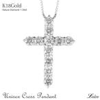 ネックレス レディース クロス ダイヤモンド ペンダント ダイヤ 1.50ct 18金 十字架 k18 誕生日 プレゼント ギフト 母の日 爆買