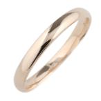 甲丸地金リング k18ピンクゴールド ミディ ファランジ 重ね付け ストレート 指輪 ブラックフライデー