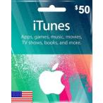 【メール通知】ITUNES USD50 GIFT CARD iTunes アイチューンズ ギフトカード 50ドル US 北米 アメリカ