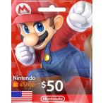 【メール通知】Nintendo eshop Card $50 ニンテンドー eショップ 50ドル 北米ストア