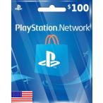 【メール通知】PlayStation Network Card $100 プレイステーション ネットワークカード 100ドル 北米ストア