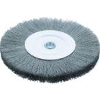 研削研磨用品 ホイールブラシ ＴＲＵＳＣＯ　ホイルブラシ　Φ２００Ｘ１６ｍｍ穴　ステンレス線　線径０．３　  (TB-6373)