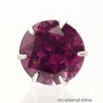 Yahoo! Yahoo!ショッピング(ヤフー ショッピング)一粒ピアス 片耳ピアス ロードライトガーネット 1月誕生石 5mm k18ゴールド スタッドピアス カラーストーン レディース