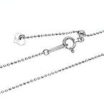 カットボールチェーン 0.8mm幅 スライド式 45cm クサリ ムーブ k18ゴールド 18金 レディース ジュエリー アクセサリー