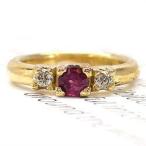 Yahoo! Yahoo!ショッピング(ヤフー ショッピング)ベビーリング ルビー 7月誕生石 ｋ18イエローゴールド ダイヤモンド レディース ジュエリー アクセサリー