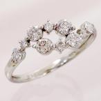 指輪 ダイヤモンド リング プラチナ900 pt900 0.5ct テンダイヤモンド レディース ジュエリー アクセサリー
