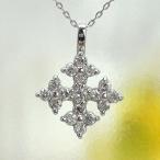 Yahoo! Yahoo!ショッピング(ヤフー ショッピング)プラチナ900 pt900 クロス 十字架 ダイヤモンド ネックレス ペンダント 0.35ct レディース ジュエリー アクセサリー