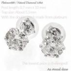 プラチナ900 pt900 一粒 ダイヤ ピアス ソリティア ダイヤモンド 1ct レディース ジュエリー アクセサリー通販