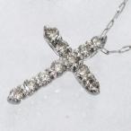Yahoo! Yahoo!ショッピング(ヤフー ショッピング)ダイヤモンド 0.3ct クロス 十字架 ネックレス ペンダント プラチナ900 pt900 レディース ジュエリー アクセサリー