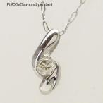 一粒ダイヤモンド ネックレス ダイヤ 0.08ct ペンダント プラチナ900 pt900 レディース ジュエリー アクセサリー