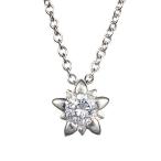 Yahoo! Yahoo!ショッピング(ヤフー ショッピング)一粒ダイヤモンド ネックレス k18 ゴールド 18k 18金 星 スター ダイヤモンド 0.1ct ソリティア ペンダント レディース