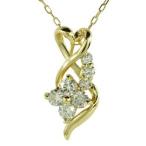 Yahoo! Yahoo!ショッピング(ヤフー ショッピング)ダイヤモンド ネックレス 18k k18ゴールド k18wg k18yg k18pg 0.3ct フラワー 花 セブンスター ペンダント プレゼン レディース