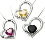 プラチナ900 pt900 オープンハート ネックレス 誕生石 ペンダント レディース ジュエリー アクセサリー クリスマス プレゼント ギフト