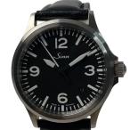 美品 ジン Sinn メンズ 556A インストゥルメント オートマ 裏スケ 黒文字盤 SS