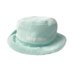 美品 ミュウミュウ MIUMIU レディース ロゴ バケハ M バケットハット