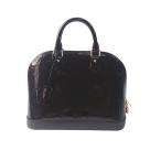 美品 ルイヴィトン LOUIS VUITTON レディース ヴェルニ アマラント アルマ PM ハンドバッグ M91611 SN4102