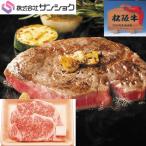 「黒毛和牛の最高峰」と称賛される松阪牛　三重県 サンショク 松阪牛サーロインステーキ2枚 冷凍品 送料無料【伊賀市 黒毛和牛 松阪牛 A4等級以上 肉 贈答 プレゼント 贅沢 高級 アピデ】 【御中元】 【御