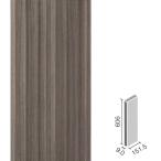 スモークウッド 606×151角平 ECP-615/SMW3 ダークグレー エコカラットプラス　/ LIXIL INAX タイル
