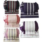 作り帯 浴衣帯 お太鼓蝶結び帯 献上柄 両面小袋半幅帯 レトロ ロマン ゆかた帯 ワンタッチ帯 粋