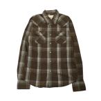2401F-093 メンズ HOLLISTER ホリスター ブラウン シャツ S 【送料一律！800円】