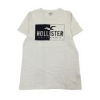 2403F-165 メンズ HOLLISTER ホリスター ホワイト 半袖Tシャツ M 【送料一律！800円】