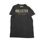 2506F-153 メンズ HOLLISTER ホリスター グレー 半袖Tシャツ M 【送料一律！800円】