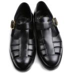 チーニー CHEANEY グルカサンダル ペンザンスII ブラック カーフスキン レザーソール グッドイヤー