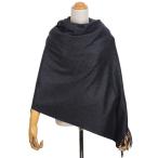 秋冬 ジョンストンズ JOHNSTONS WA56 カシミア大判ストール HA0700チャコール 英国王室ご用達ブランド ソリッド