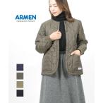アーメン キルティングジャケット ノーカラージャケット ARMEN 2021秋冬新作 レディース メンズ 国内正規品