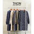 ショッピングタイ タイオン ミリタリー オーバーサイズクルーネック ダウンコート TAION 2025秋冬新作 レディース 国内正規品