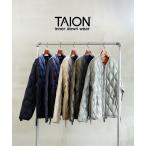 ショッピングSH- タイオン ミリタリー M65 ライナーWジップ ショートダウンジャケット TAION 2025秋冬新作 レディース 国内正規品