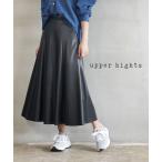アッパーハイツ ヴィーガンレザー フレアスカート Sara サラ upper hights レディース 国内正規品