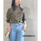 ジョンブル ドットプリント フリルブラウス Johnbull レディース 国内正規品
