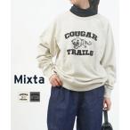 ショッピングミク ミクスタ COUGAR CREW NECK SWEAT RAGRAN Mixta 2025秋冬新作 レディース 国内正規品
