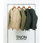 ショッピングタイ タイオン ミリタリー リバーシブル クルーネック ダウンジャケット TAION レディース メンズ 国内正規品