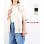 ヴァンソン エ ミレイユ オープンカラーシャツ VINCENT ET MIREILLE 2025春夏新作 レディース 国内正規品