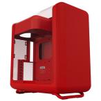 PC кейс HYTE X50 Cherry [E-ATX раунд дизайн PC кейс искривление поверхность стекло красный ]