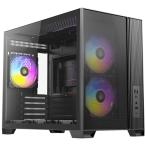 PC кейс ANTEC FLUX M [Micro ATX mini tower кейс Flow Luxury M 6×120mm вентилятор установка ]
