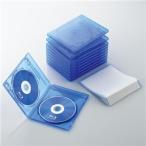 Blu-rayディスクケース エレコム CCD-BLU210CBU [Blu-rayディスクケース(2枚収納タイプ)]