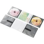 CD/DVDケース エレコム CCD-DP2C10BK [CD/DVD用スリム収納ソフトケース/2枚収納/10個/ブラック]