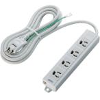  разветвитель Elecom T-T06-3430LG/RS [RoHS палец .3 булавка соответствует ответвление /4 выход / с магнитом / выпадение прекращение /3.0m/ серый ]