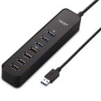 USBハブ エレコム U3H-T706SBK [USB3.0ハブ/マグネット付/セルフパワー/7ポート/ブラック]