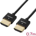 HDMI кабель Elecom DH-HD14SS07BK [HDMI кабель /i-sa сеть /S тонкий /0.7m/ черный ]